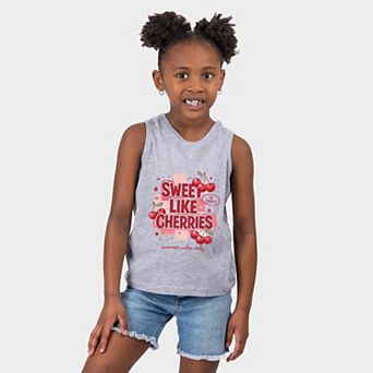 Sweet Like Cherries Summer Vibes - Youth Tank Top