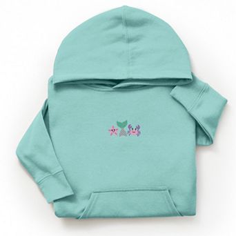 Embroidered Crab Starfish Tail - Youth Graphic Hoodie