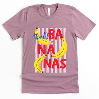 That's Bananas Stripes - Youth Short Sleeve Graphic T-Shirt