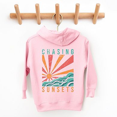 Chasing Sunsets Waves - Toddler Hoodie