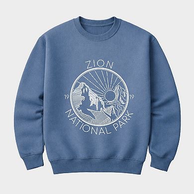 Zion National Park - Men's Graphic Sweatshirt