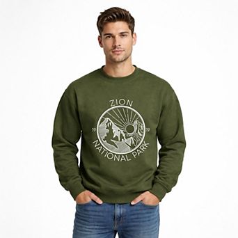 Zion National Park - Men's Graphic Sweatshirt