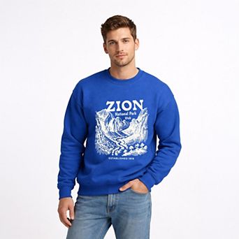 Zion National Park Established 1919 - Men's Graphic Sweatshirt