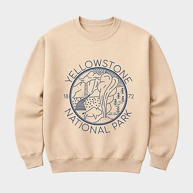 Yellowstone National Park - Men's Graphic Sweatshirt