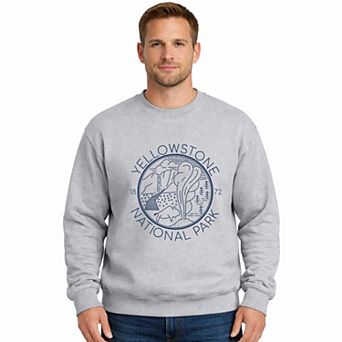 Yellowstone National Park - Men's Graphic Sweatshirt