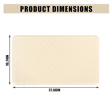 Non-Slip Upcycled Natural Rubber Bath Mat - Extra Large with 299 Suction Cups
