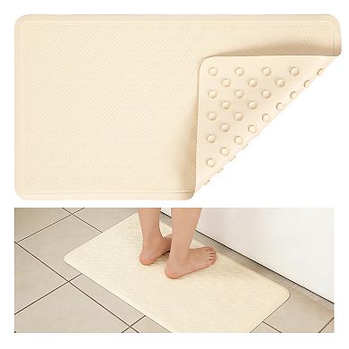 Non-Slip Upcycled Natural Rubber Bath Mat - Extra Large with 299 Suction Cups