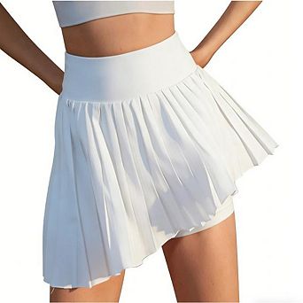 Women Pleated Tennis High Waist Mini Athletic Workout Skirts