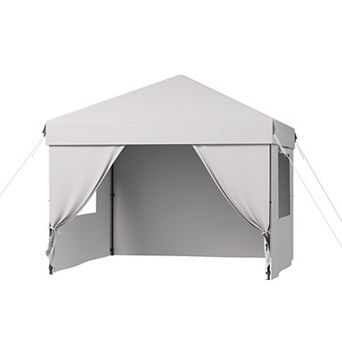 Pop Up Canopy Tent with Sidewalls Instant Outdoor Gazebo Waterproof Event Shelter