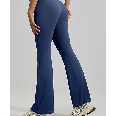 Women's High Waisted Flare Leg Yoga Pants Pilates Performance Trousers