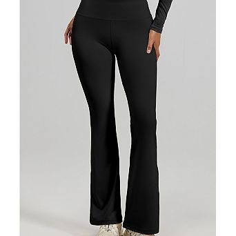 Women's High Waisted Flare Leg Yoga Pants Pilates Performance Trousers