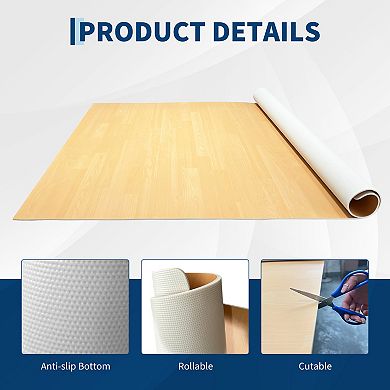6 x 4 ft Dance Floor,Non-Slip Dance Floor Mat, 5 mm Thick Exercise Flooring Dance Roll