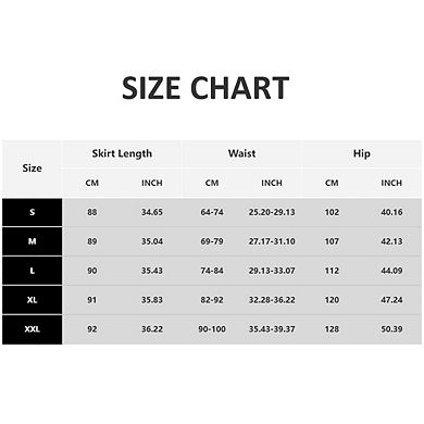 Women's Elastic Waist Washed Denim Midi Skirt with Back Split