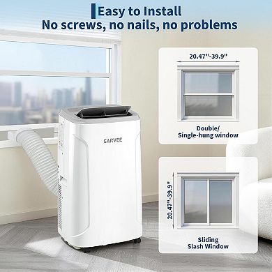 14000 BTU Portable Air Conditioner Mobile AC Unit for Home and Office Room Cooling
