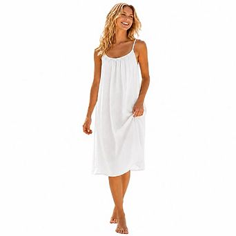Women Backless Cami Dress Summer Casual Sleeveless Midi Lounge Dress
