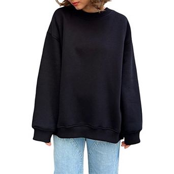 Sweatshirts for Women Crewneck Pullover Shirts Fashion Casual Loose Sweatshirt Plain Tops