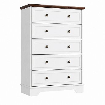 5 Drawer Dresser for Bedroom , Chest of Drawers, Vertical Chest of Drawers