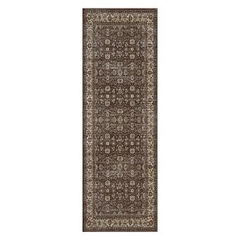 Washable Floral Area Rugs, Non-Slip Stain Resistant Vintage Boho Runners Carpets Indoor Outdoor