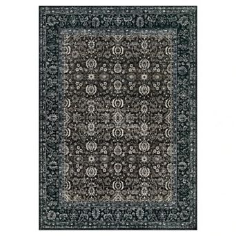Washable Floral Area Rugs, Non-Slip Stain Resistant Vintage Boho Runners Carpets Indoor Outdoor
