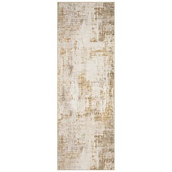 Modern Abstract Area Rugs, Machine Washable Large Soft Non Slip Runner Carpet for Living Room