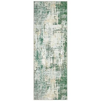 Modern Abstract Area Rugs, Machine Washable Large Soft Non Slip Runner Carpet for Living Room
