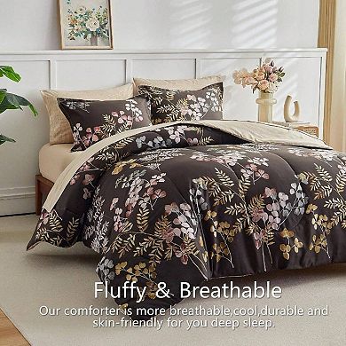 Bedding Set Comforter, 2 Pillow Shams, Sheet, Fitted Sheet, Pillowcase