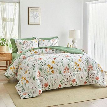 Bedding Set Comforter, 2 Pillow Shams, Sheet, Fitted Sheet, Pillowcase