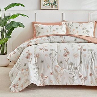 Bedding Set Comforter, 2 Pillow Shams, Sheet, Fitted Sheet, Pillowcase