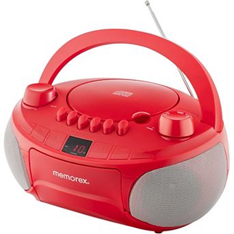 Memorex BCCD50 AM FM Top Loading CD and Cassette Player