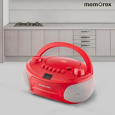 Memorex BCCD50 AM FM Top Loading CD and Cassette Player