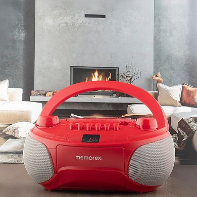 Memorex BCCD50 AM FM Top Loading CD and Cassette Player