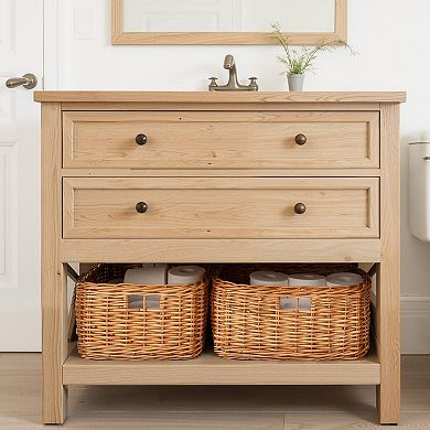 Handwoven Polypropylene Storage Basket with Handles Multiuse Organizer