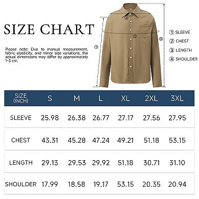 Men's Regular-Fit Wrinkle Free Long Sleeve Dress Shirt with Pocket