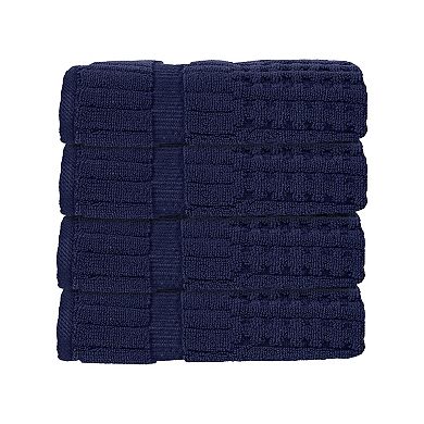 Home Weavers Willow Hand Towels, Cotton Zero Twist, 630 GSM Soft, Absorbent, Quick Dry 16x24 Inch