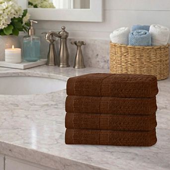 Home Weavers Willow Hand Towels, Cotton Zero Twist, 630 GSM Soft, Absorbent, Quick Dry 16x24 Inch