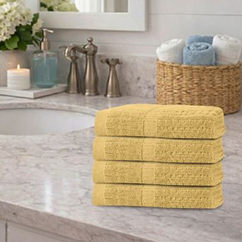 Home Weavers Willow Hand Towels, Cotton Zero Twist, 630 GSM Soft, Absorbent, Quick Dry 16x24 Inch