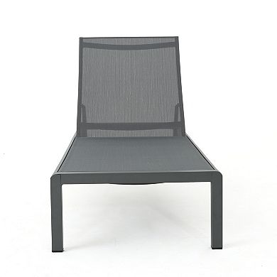 Patio Chaise Lounge Reclining Adjustable Backrest For Backyard Garden