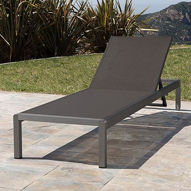 Patio Chaise Lounge Reclining Adjustable Backrest For Backyard Garden