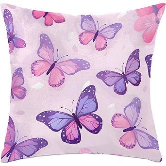 Spring Butterfly Throw Pillow Covers Soft Durable Decorative Cushion Covers