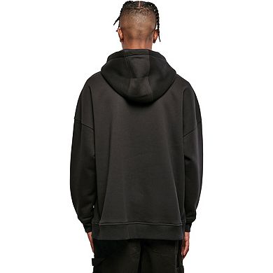 Build Your Brand Mens Oversized Cut-On Hoodie