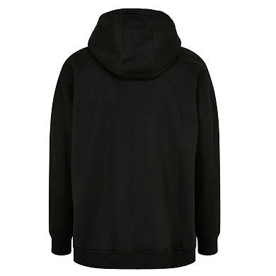 Build Your Brand Mens Oversized Cut-On Hoodie