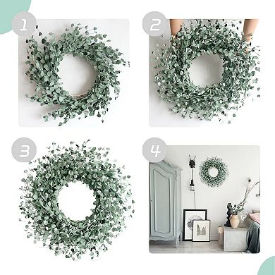 Green Boxwood Wedding Wreath