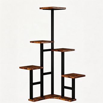 Corner Plant Rack For Patio Balcony Living Room