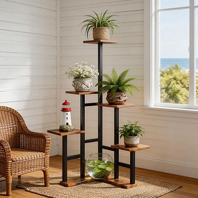 Corner Plant Rack For Patio Balcony Living Room