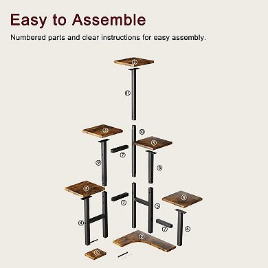 Corner Plant Rack For Patio Balcony Living Room