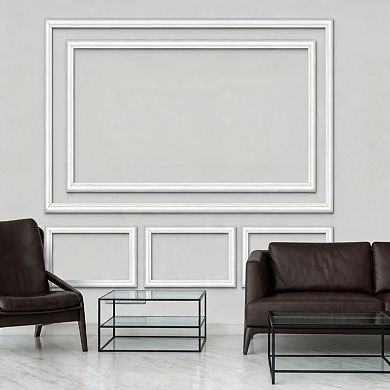 Peel and Stick Wall Trim Set TV Wall Home Decor Panels