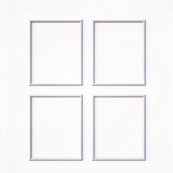 4 Pack Self Adhesive Wall Trim Panels 16x20 Inch