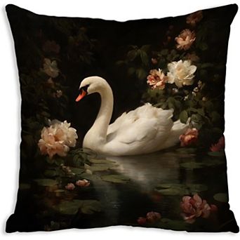 William Morris Inspired Throw Pillow Cover, Cotton, Double-Sided Print, Hidden Zipper