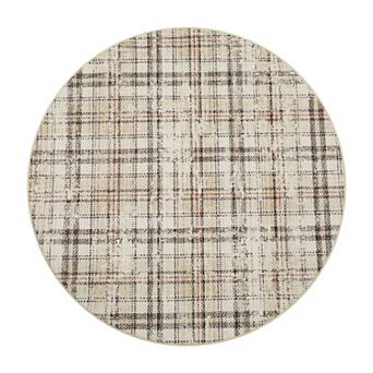 Washable Rugs Throw Rugs Checkered Area Rug for Living Room Bedroom Office Low Pile Farmhouse