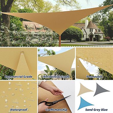 Sun Shade Sail 16X16X16ft Triangle